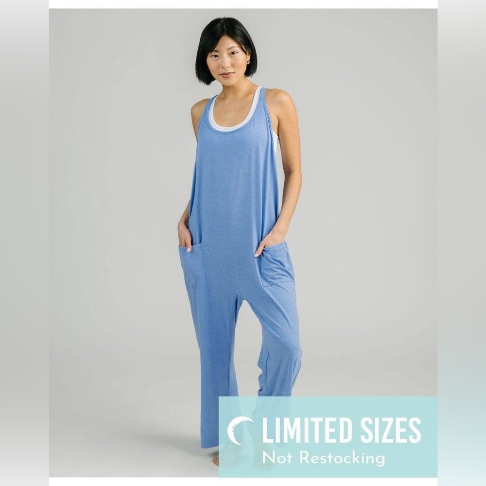 NWT Zyia Grapemist Newport Downtime Jumpsuit RC